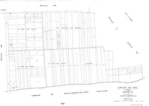 Lailly-en-Val - Sections