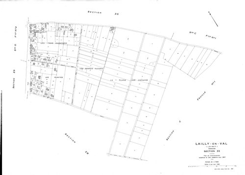Lailly-en-Val - Sections