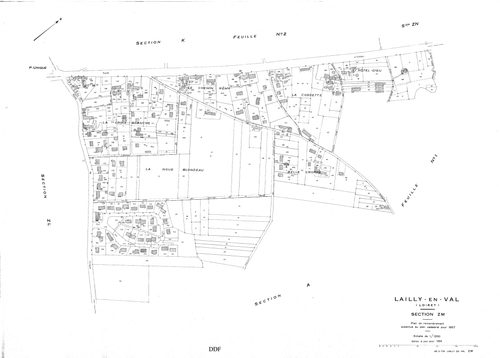 Lailly-en-Val - Sections