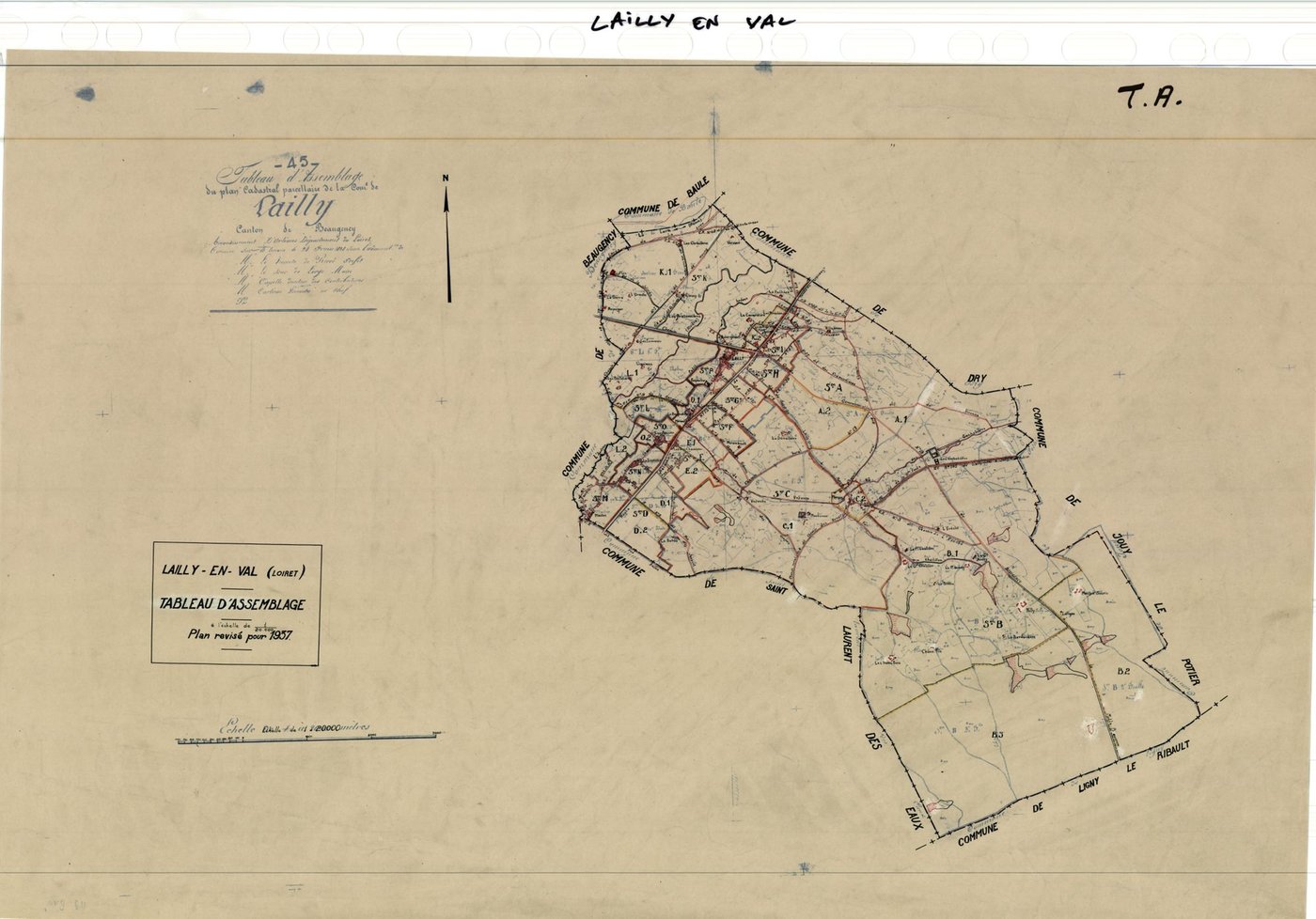 Lailly-en-Val - Tableau d'assemblage