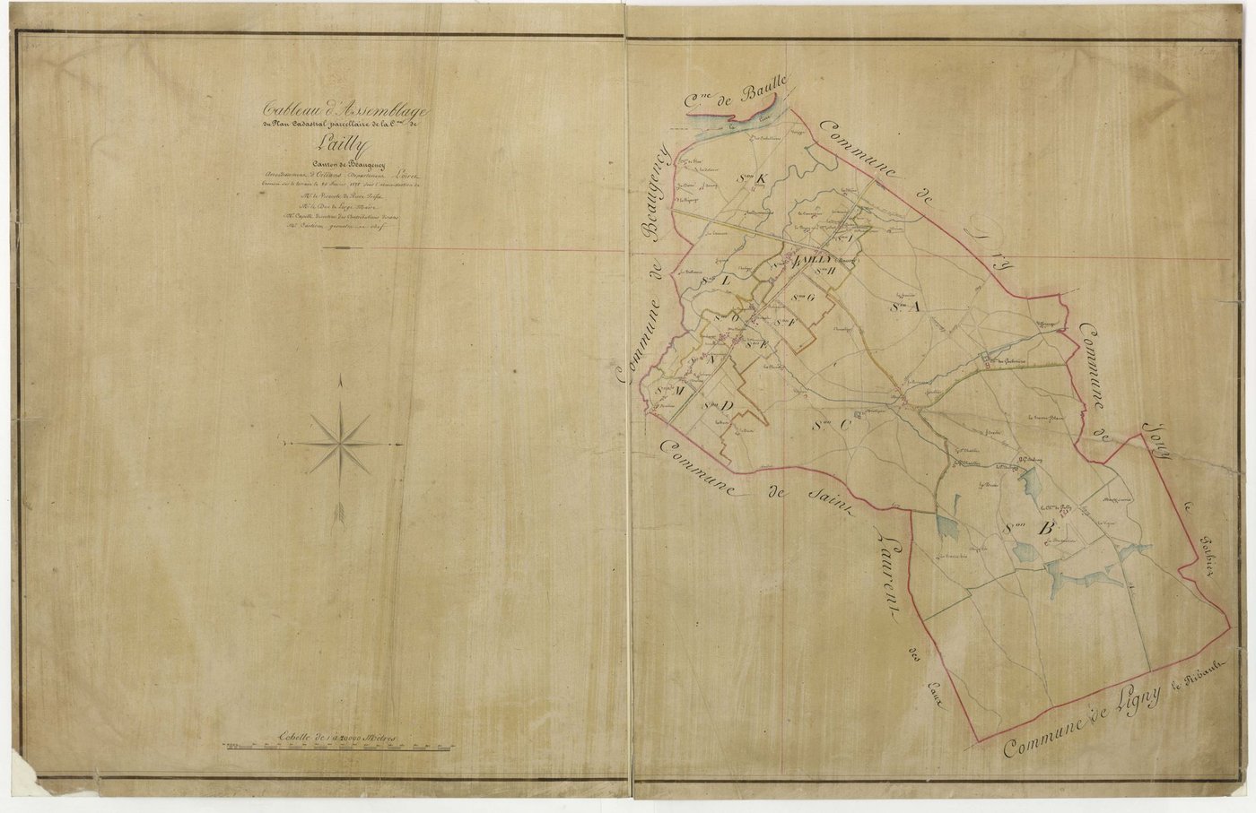 Lailly-en-Val - Tableau d'assemblage