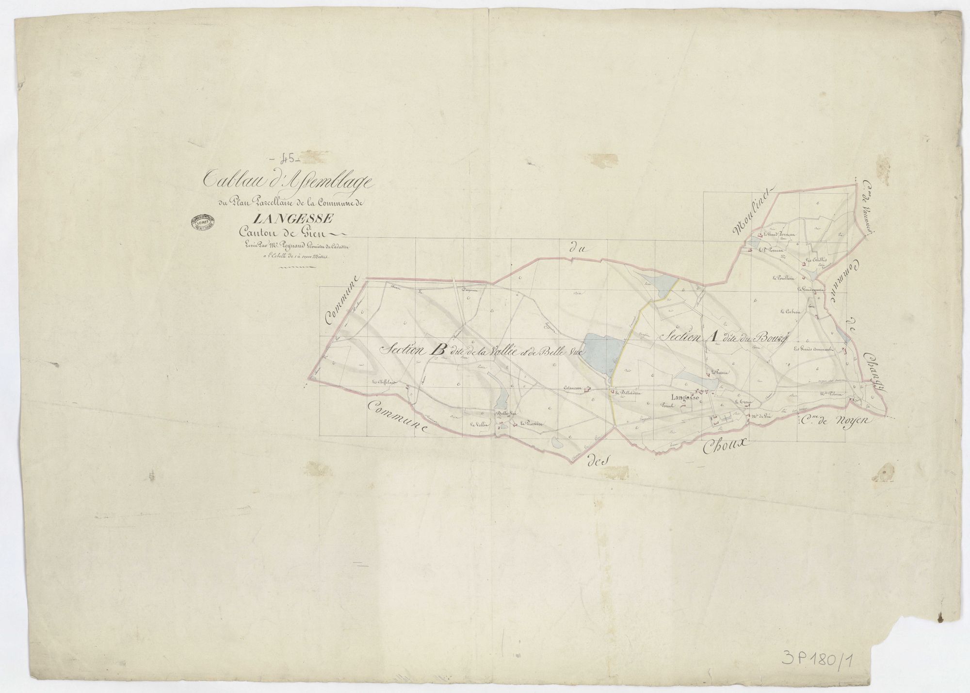 Langesse - Tableau d'assemblage