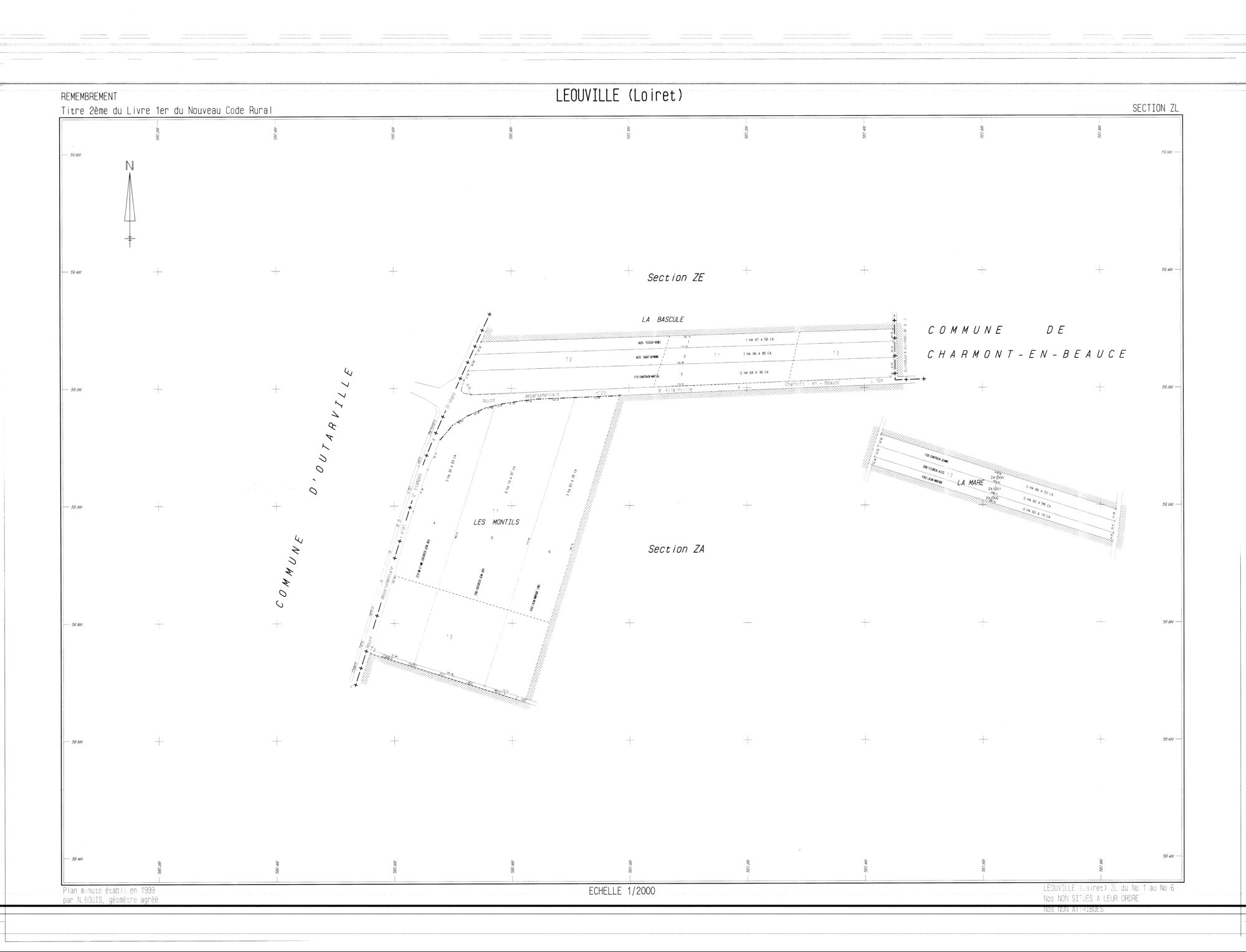 Léouville - Sections