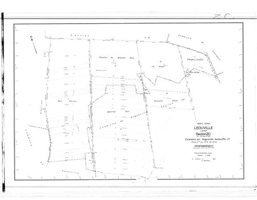Léouville - Sections