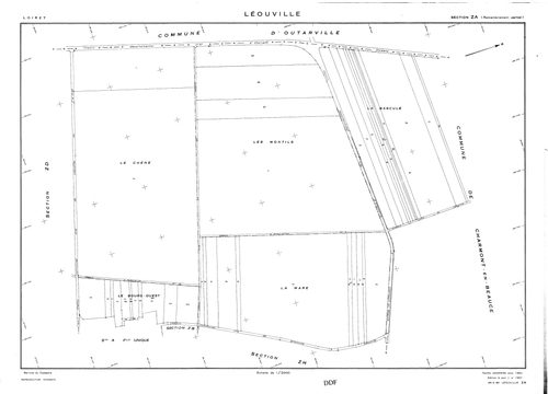 Léouville - Sections