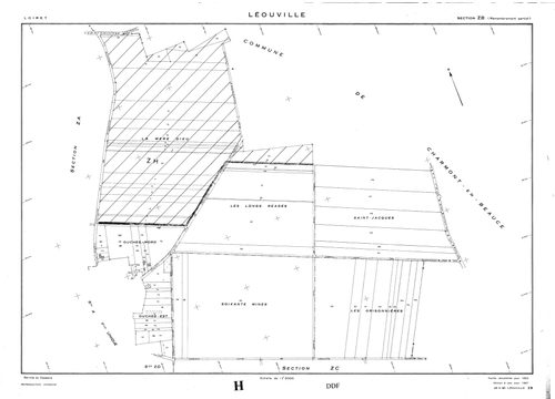 Léouville - Sections