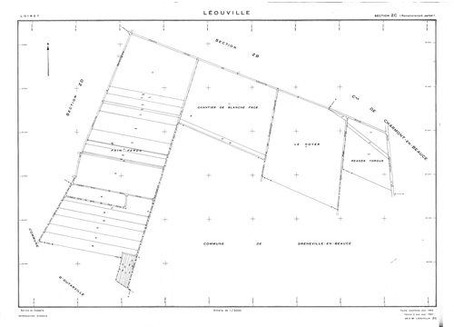 Léouville - Sections