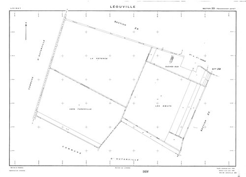 Léouville - Sections