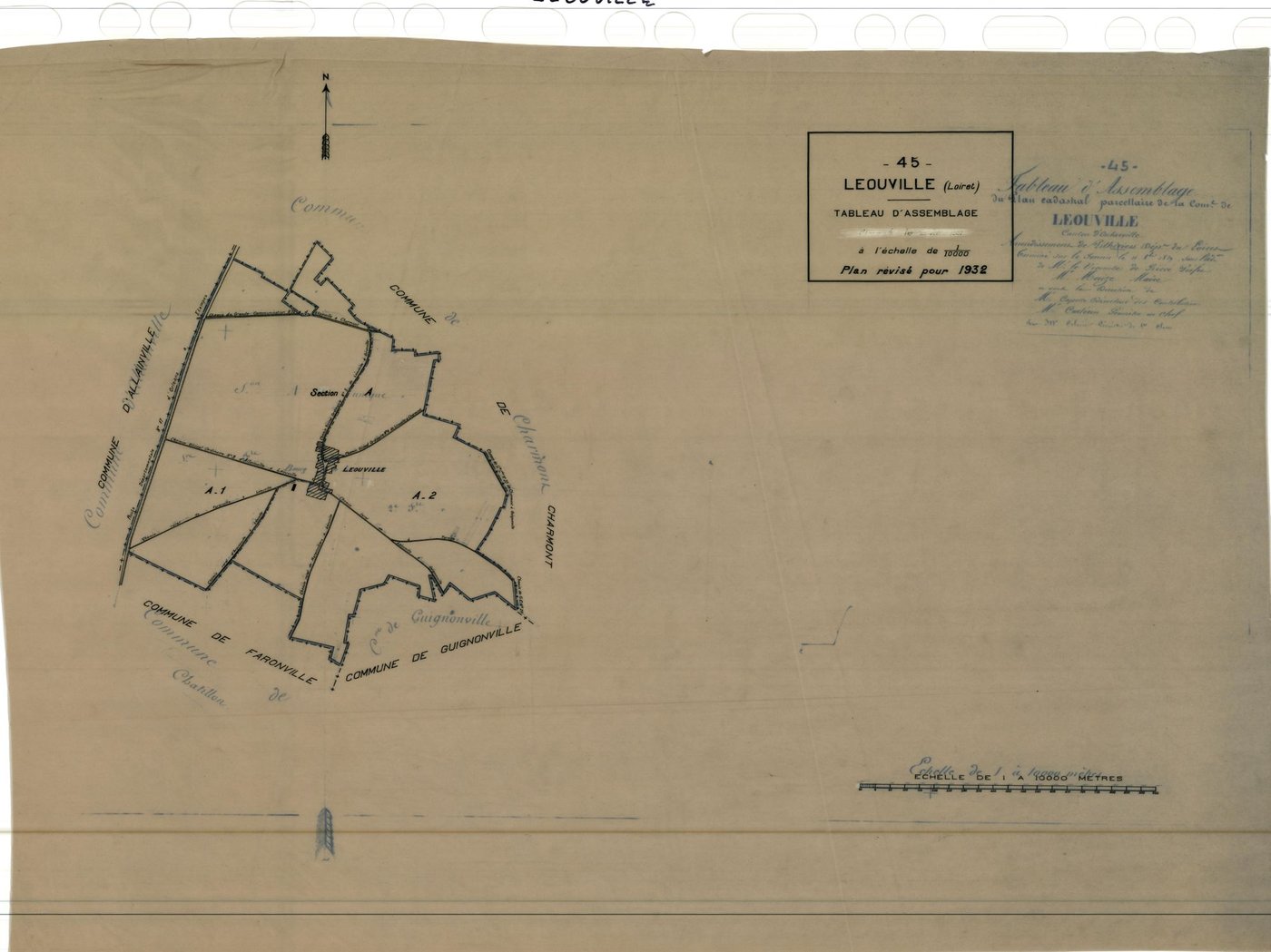 Léouville - Tableau d'assemblage