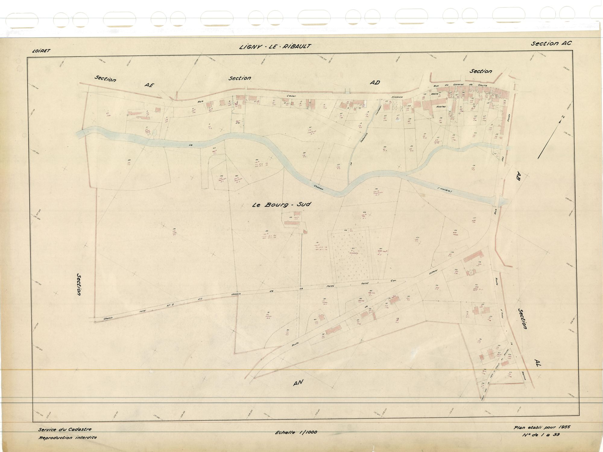 Ligny-Le-Ribault - Sections