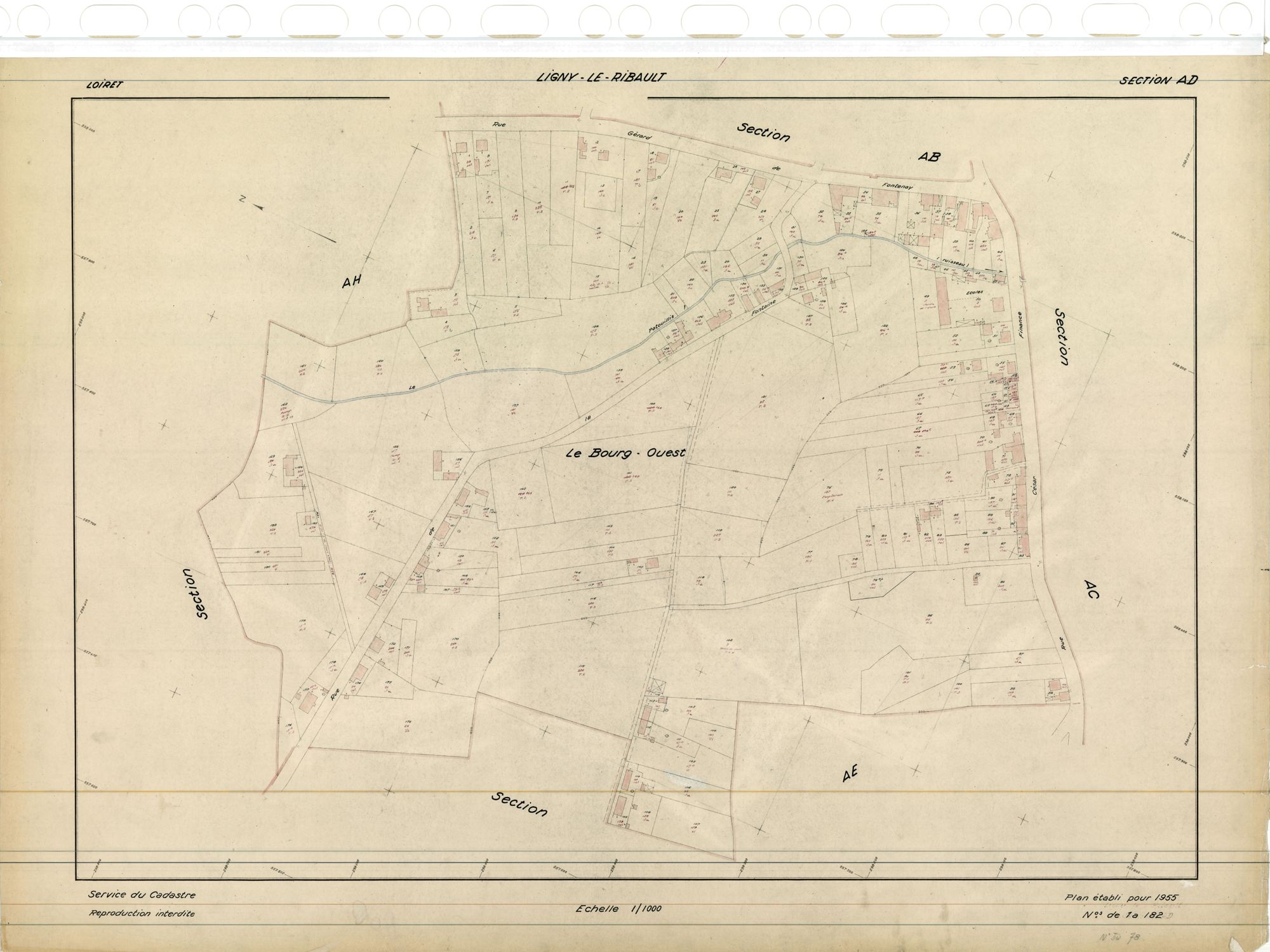 Ligny-Le-Ribault - Sections