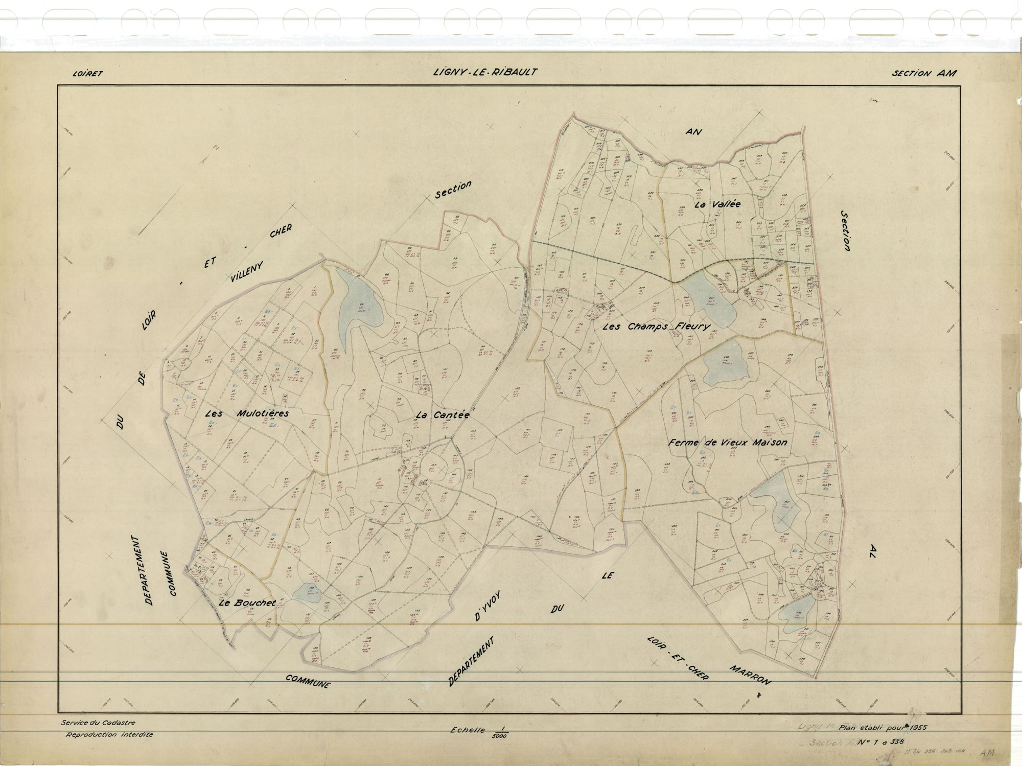 Ligny-Le-Ribault - Sections