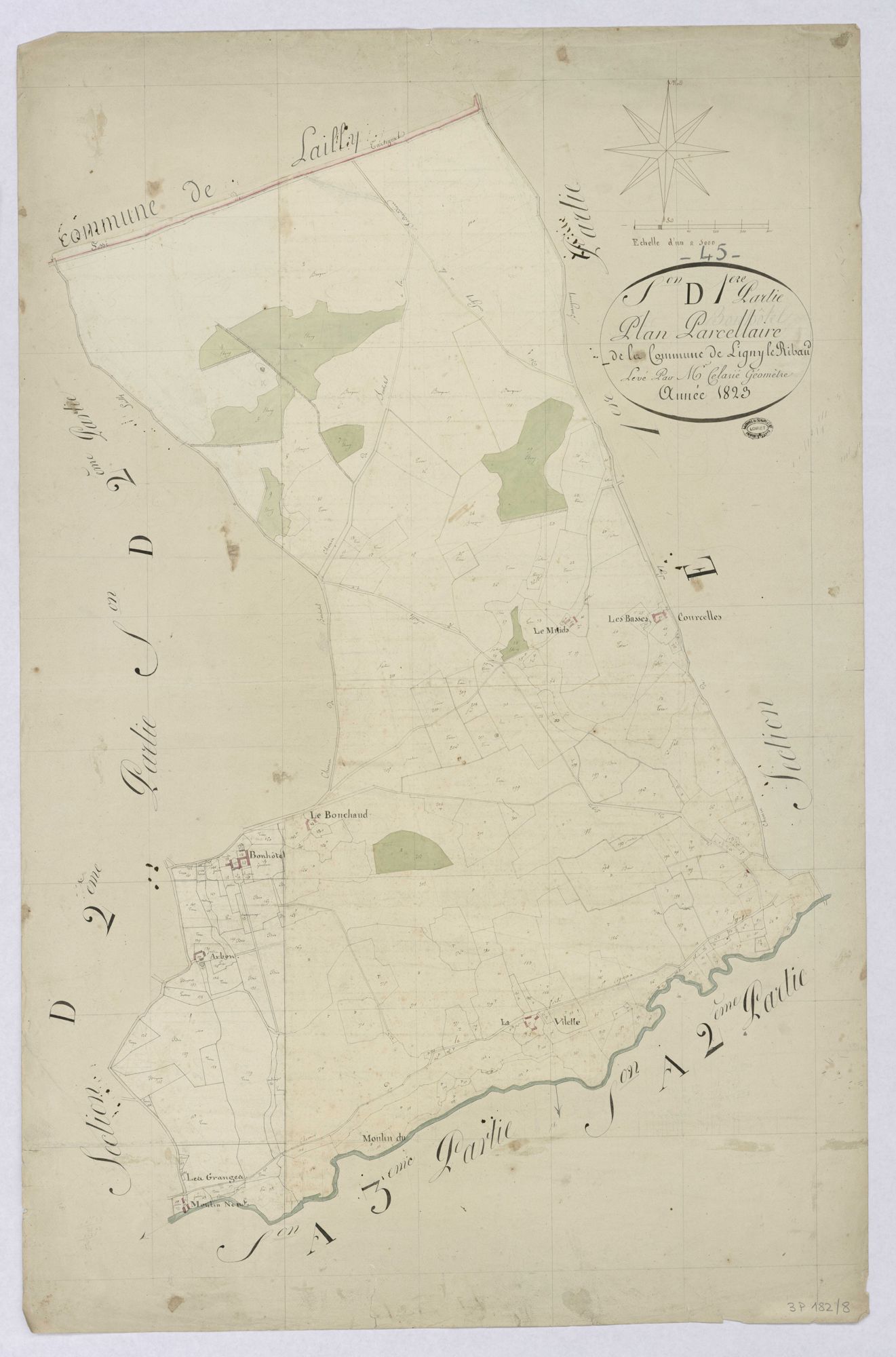 Ligny-Le-Ribault - Sections