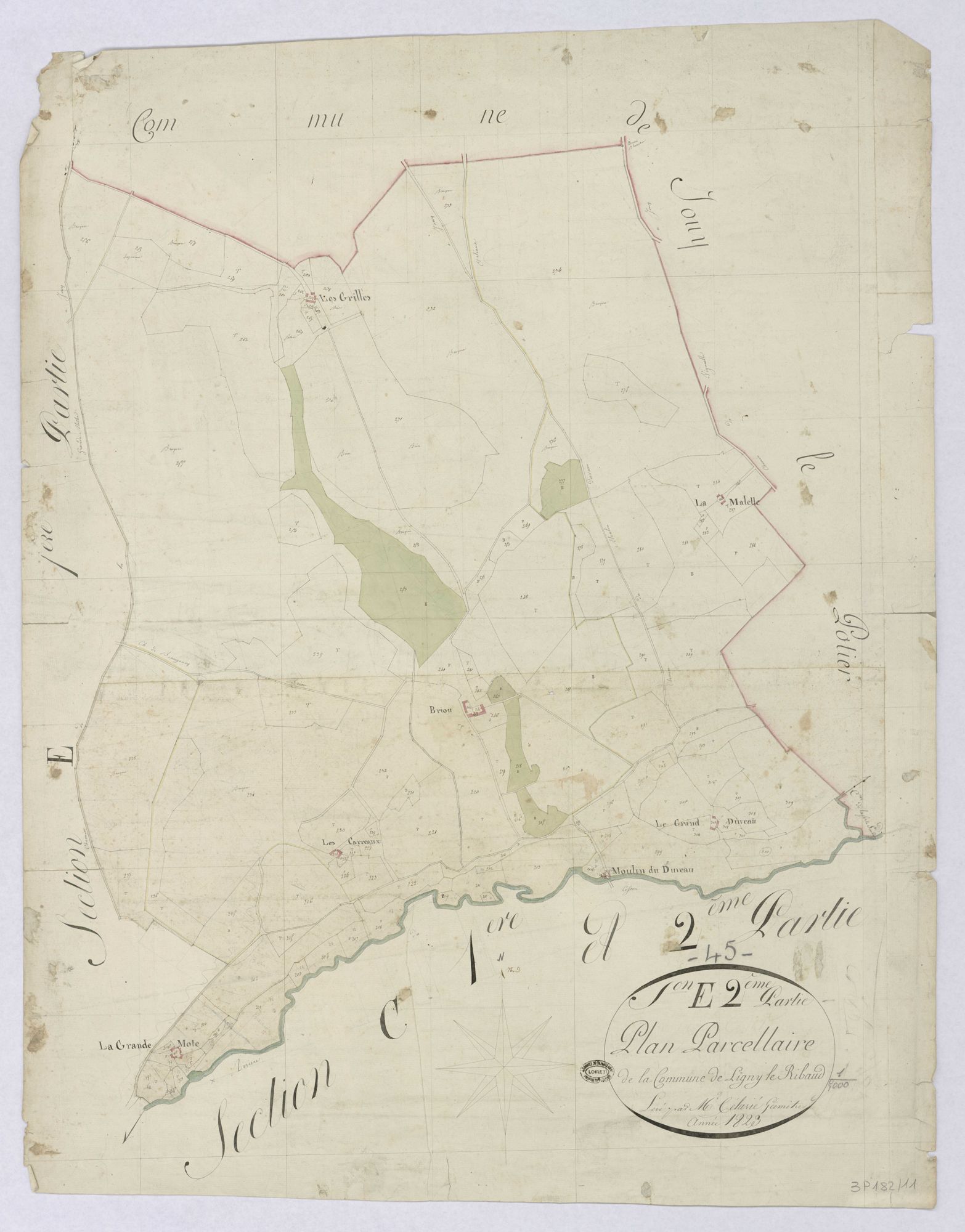 Ligny-Le-Ribault - Sections