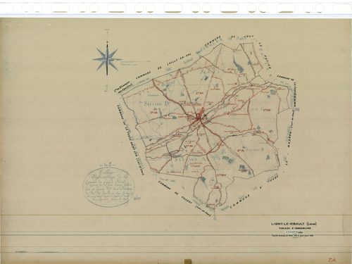Ligny-Le-Ribault - Tableau d'assemblage