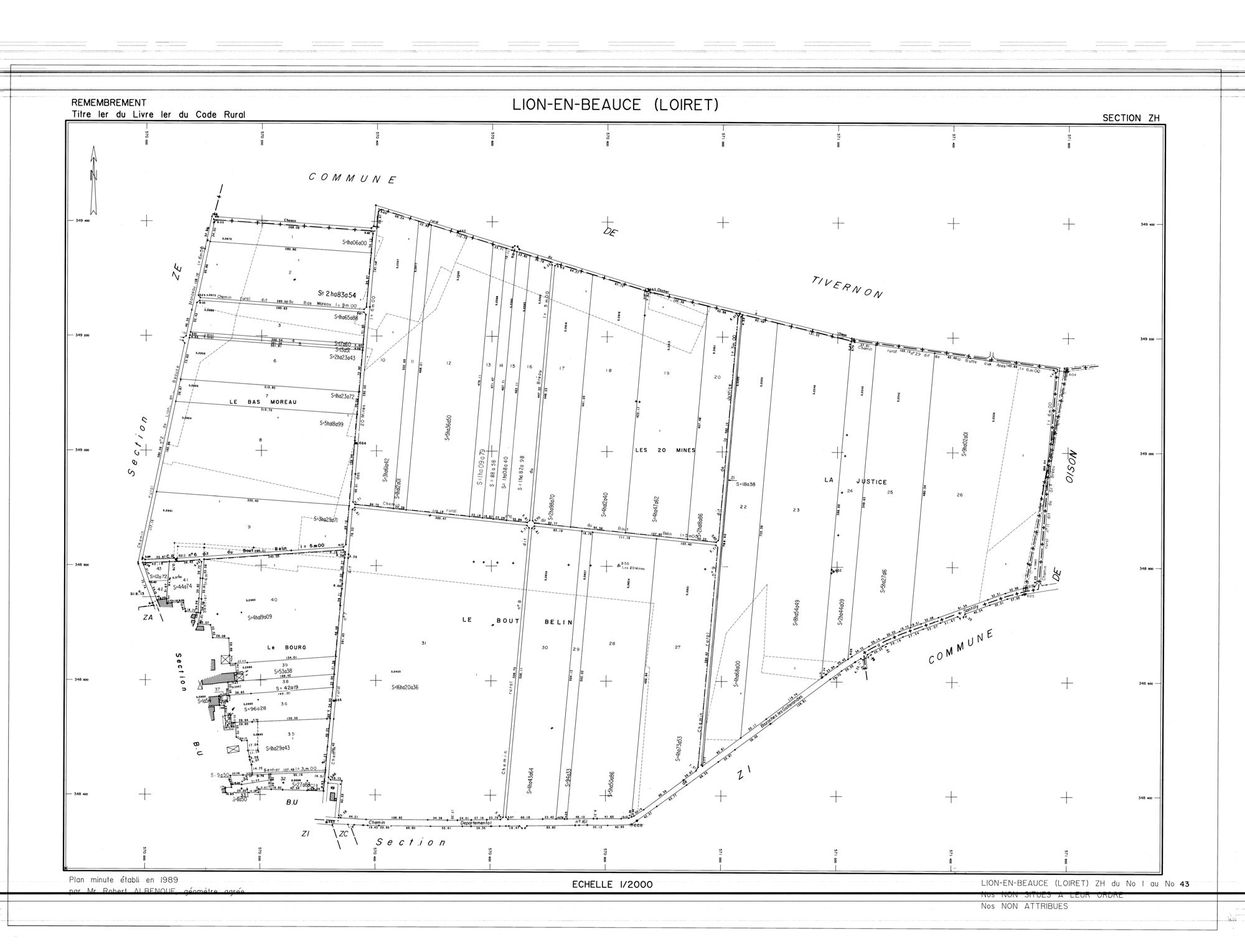 Lion-en-Beauce - Sections