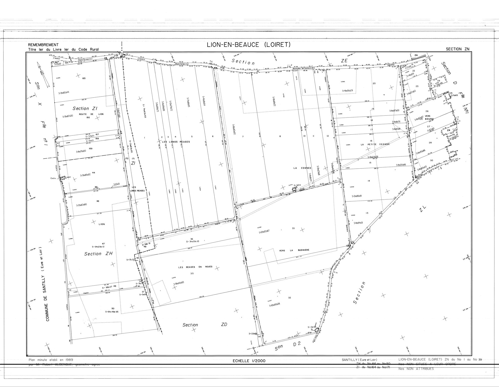 Lion-en-Beauce - Sections