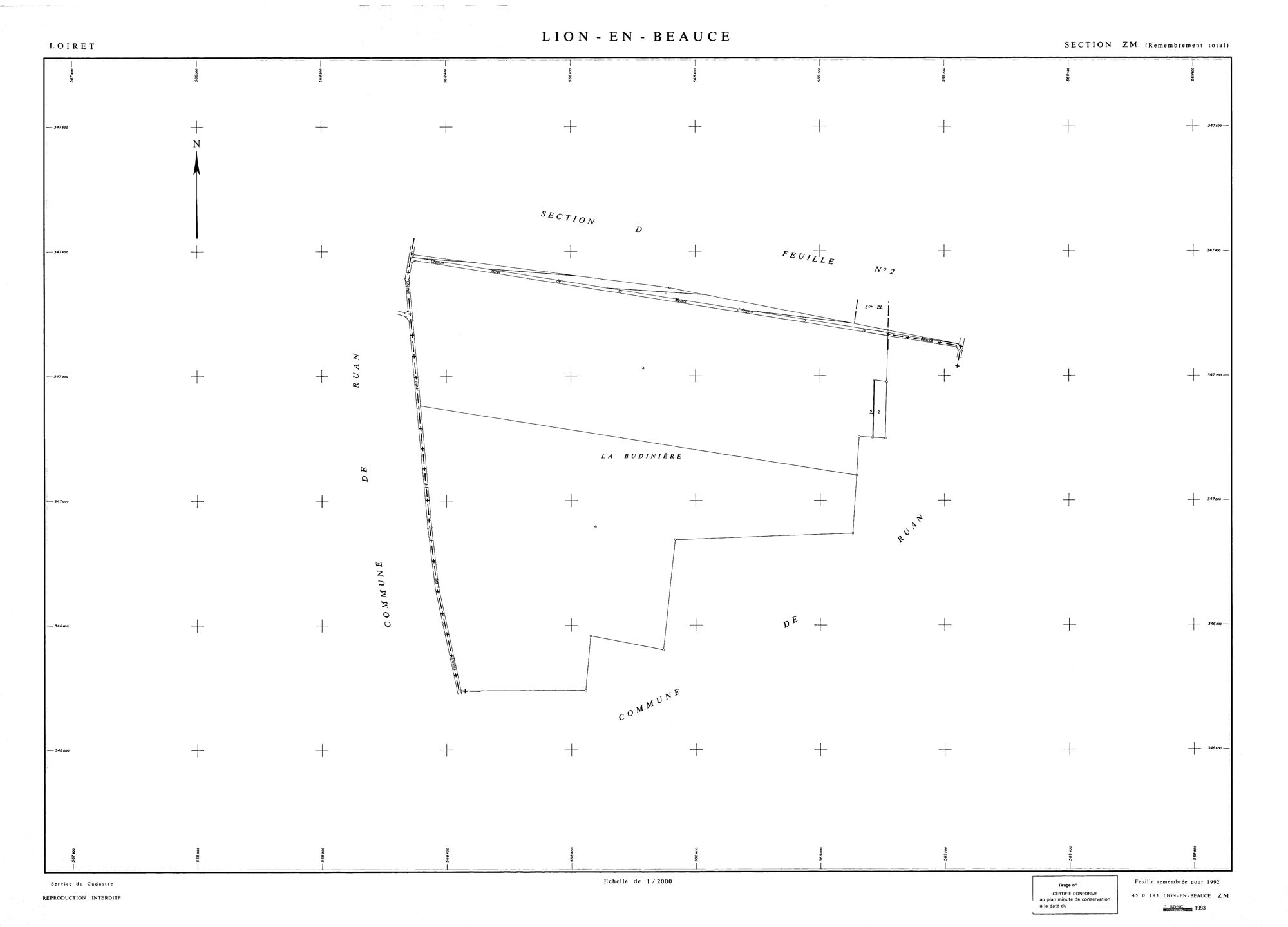 Lion-en-Beauce - Sections