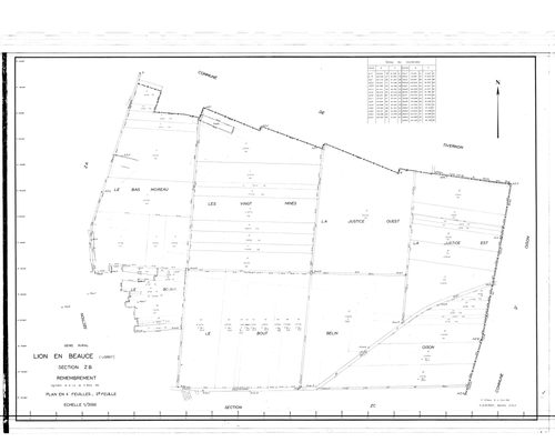 Lion-en-Beauce - Sections