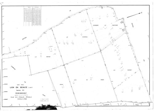 Lion-en-Beauce - Sections