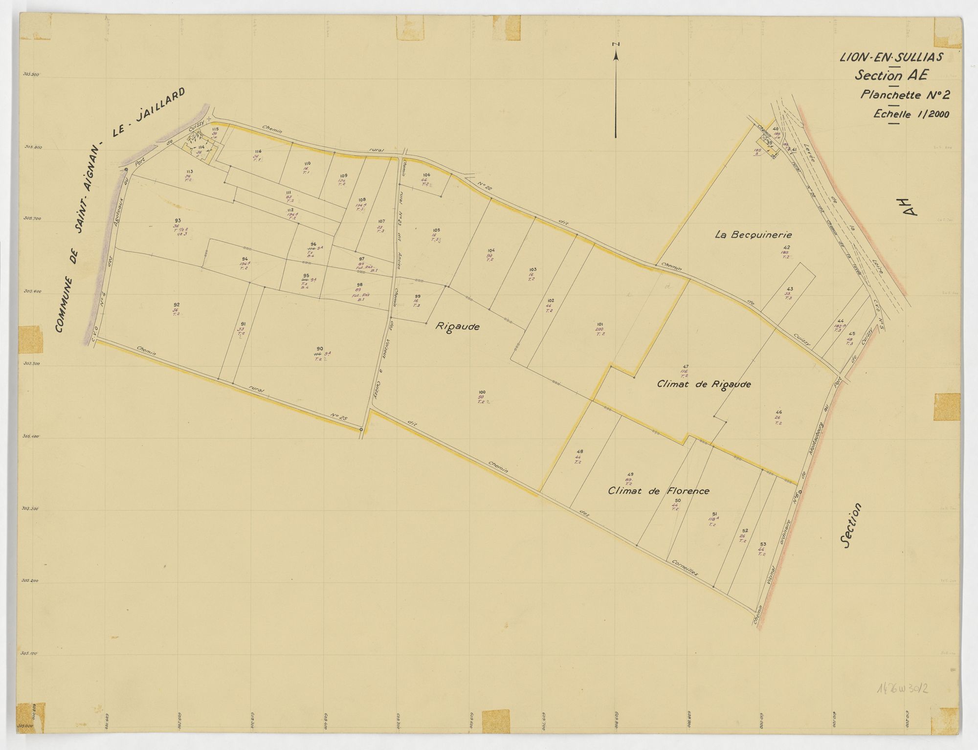 Lion-en-Sullias - Sections