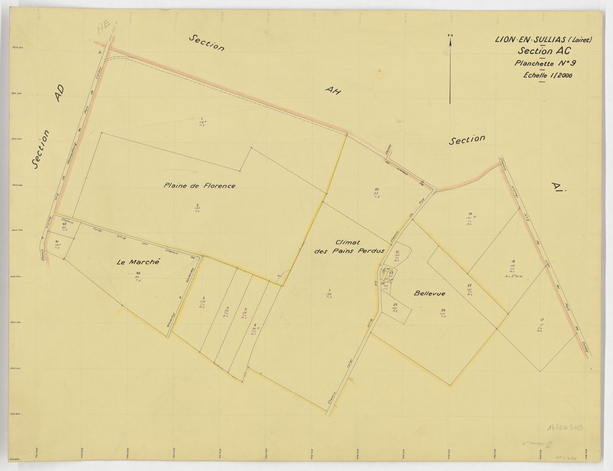 Lion-en-Sullias - Sections