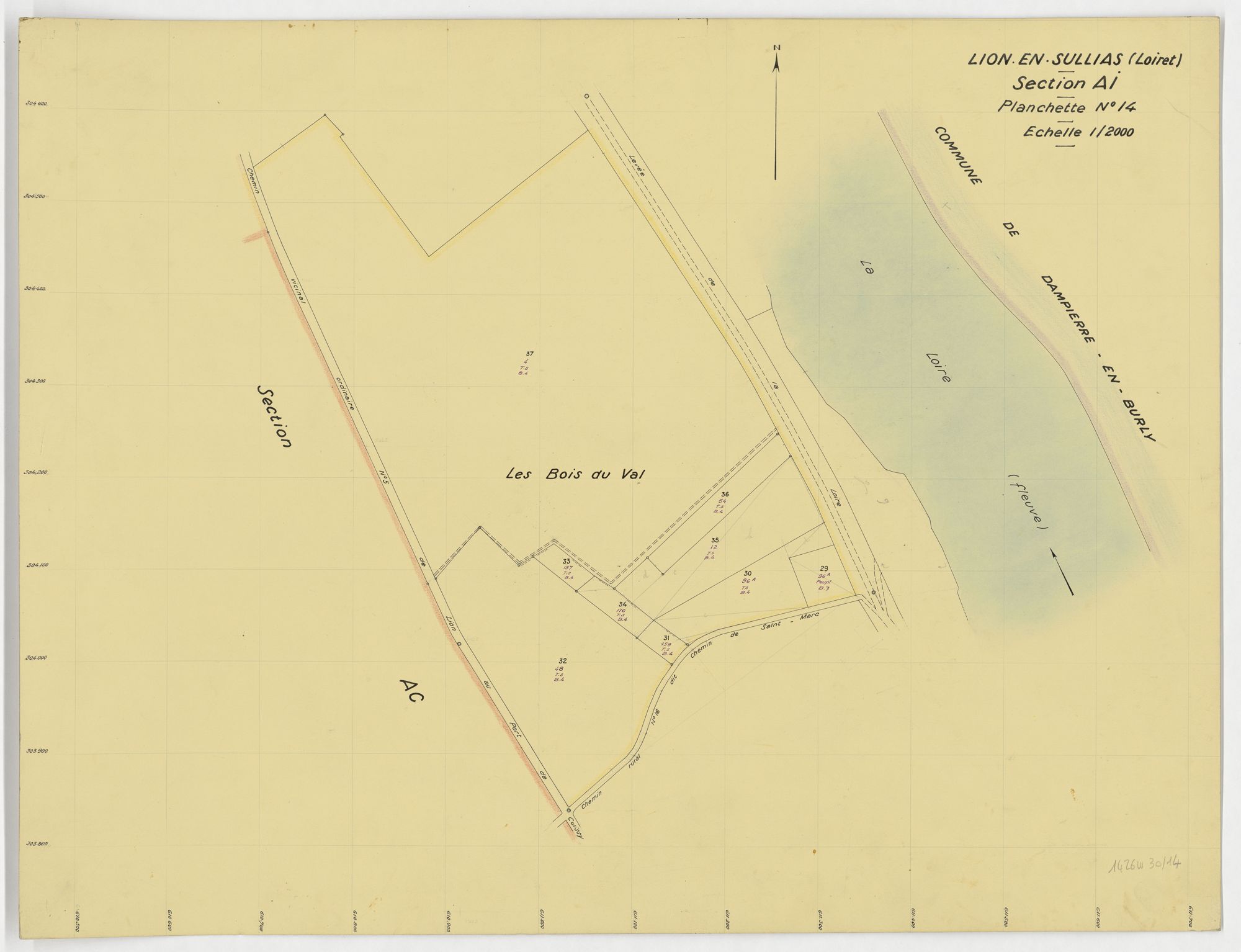Lion-en-Sullias - Sections