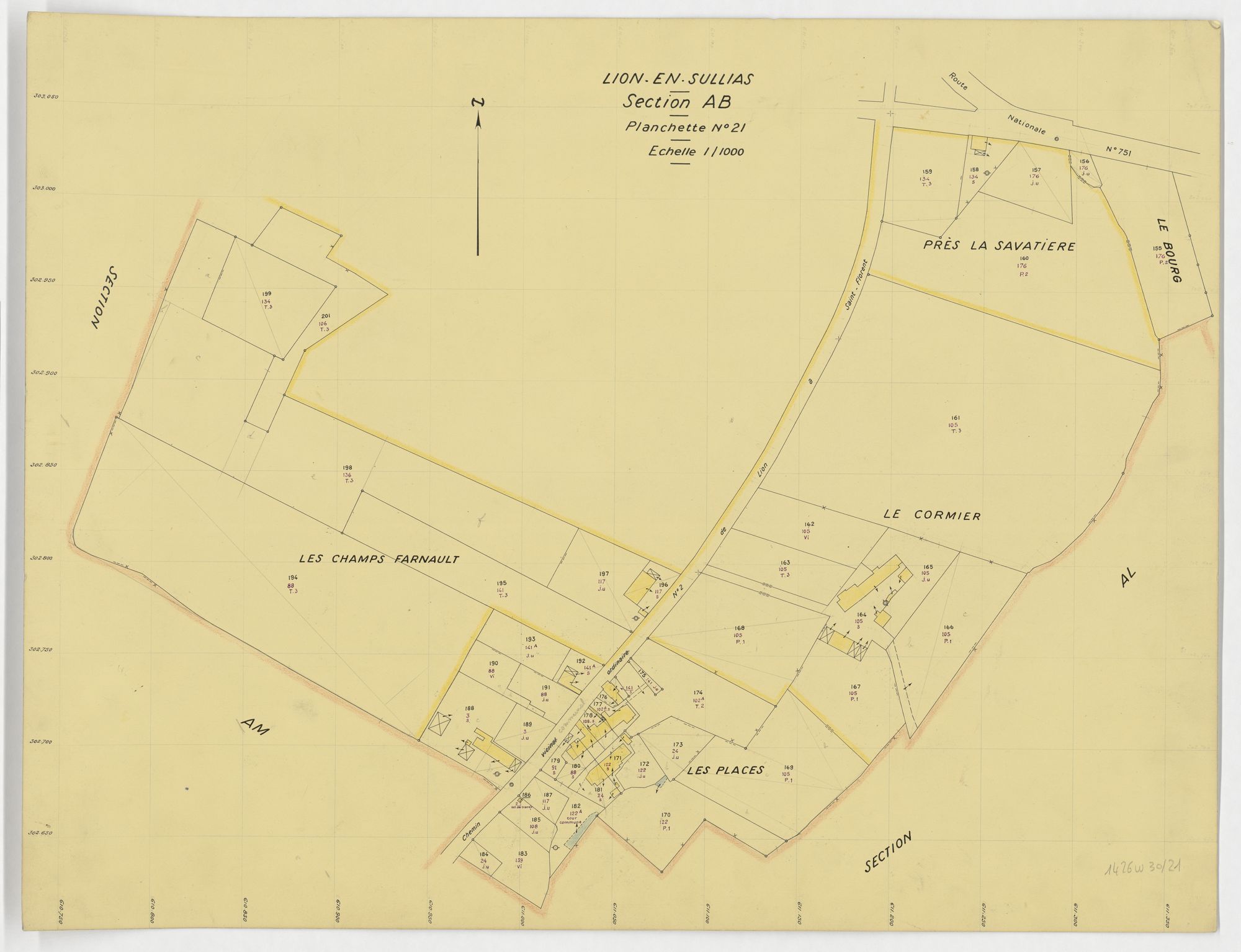 Lion-en-Sullias - Sections