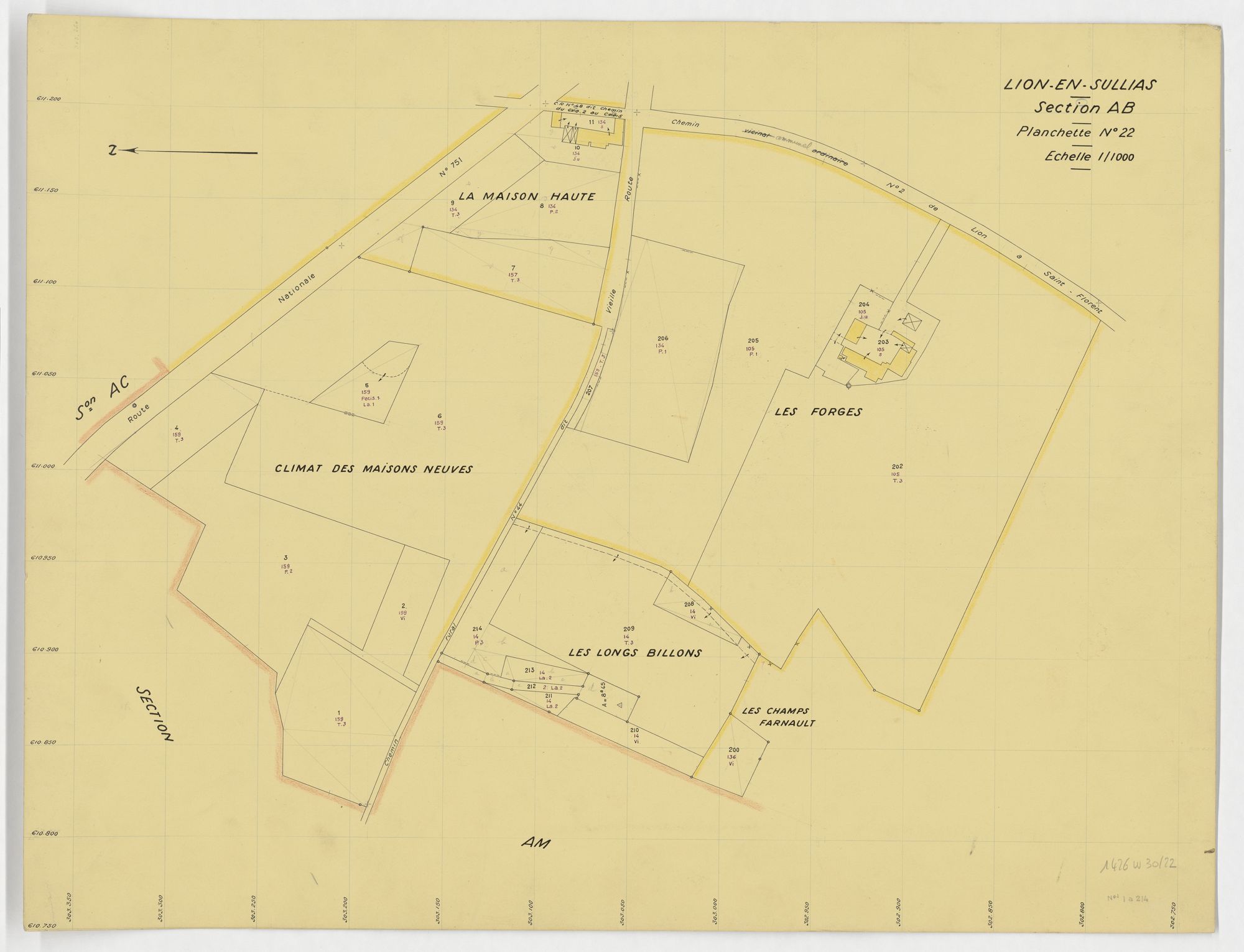 Lion-en-Sullias - Sections