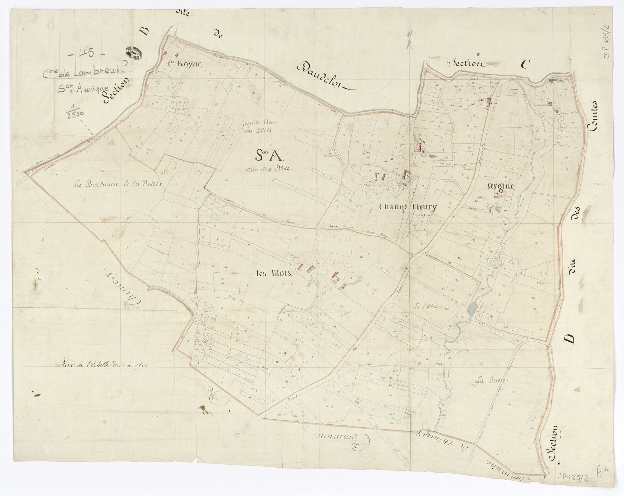 Lombreuil - Sections