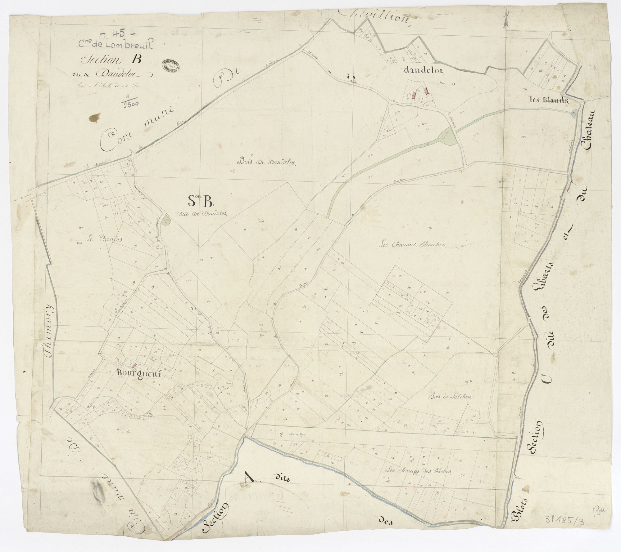 Lombreuil - Sections