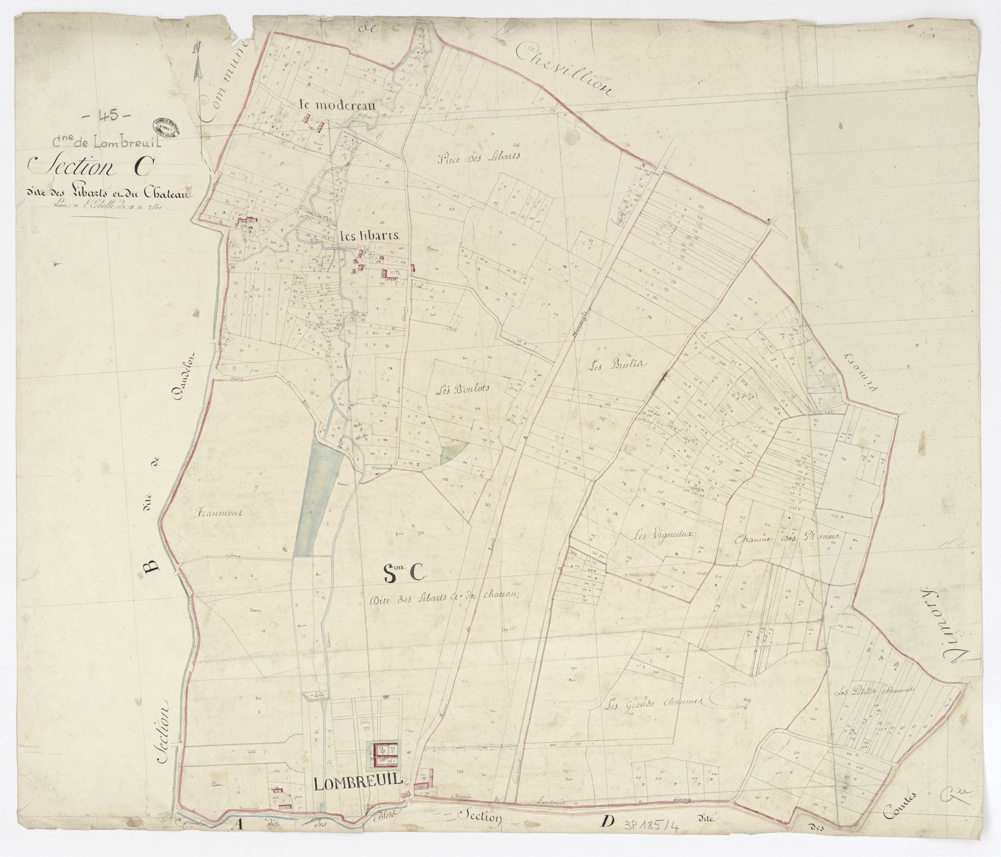 Lombreuil - Sections