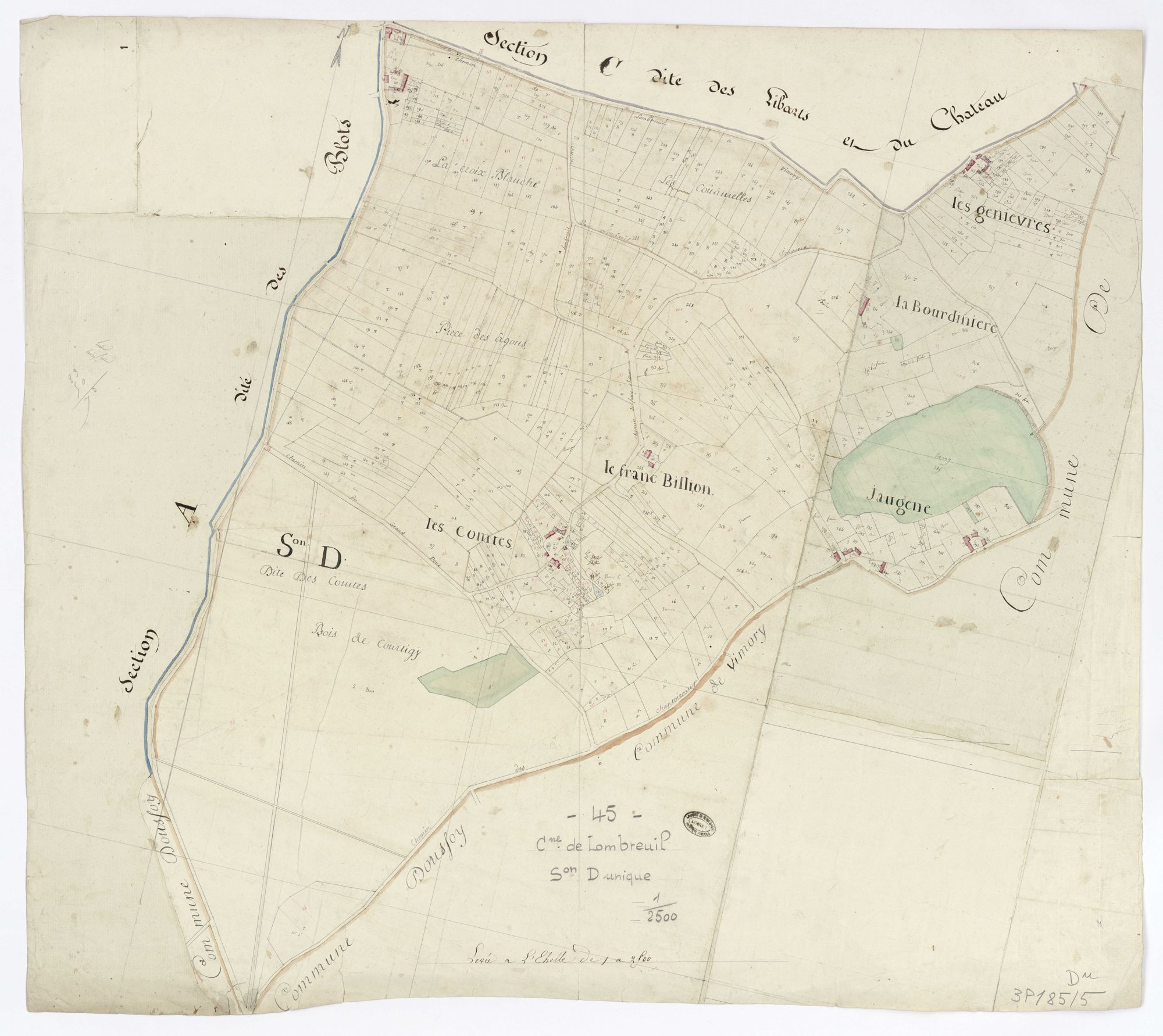 Lombreuil - Sections