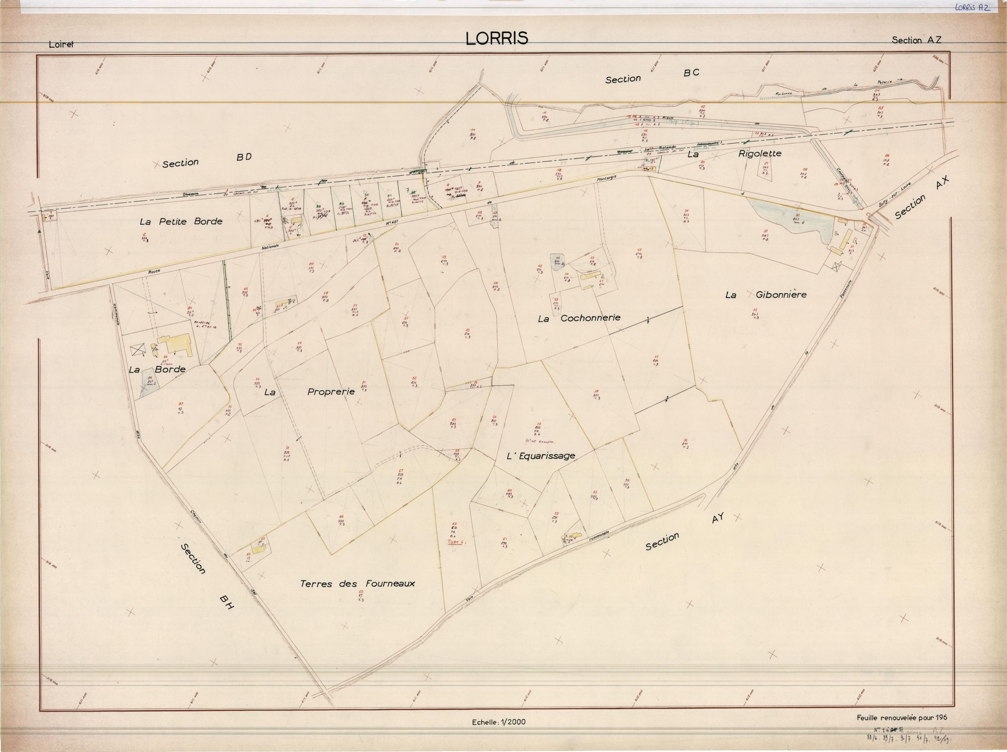 Lorris - Sections