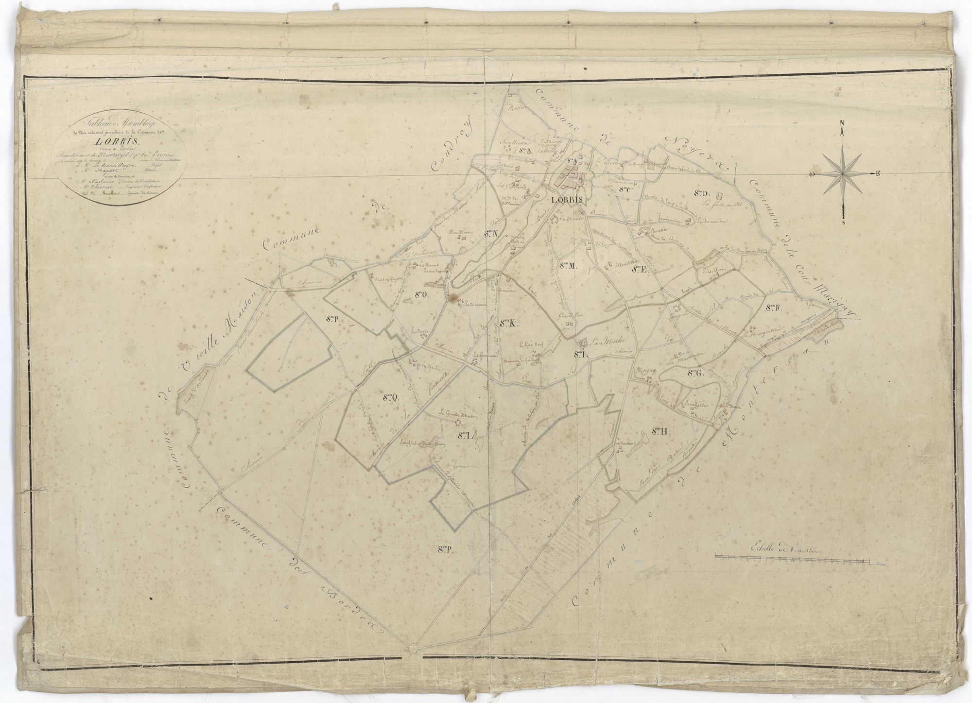 Lorris - Tableau d'assemblage