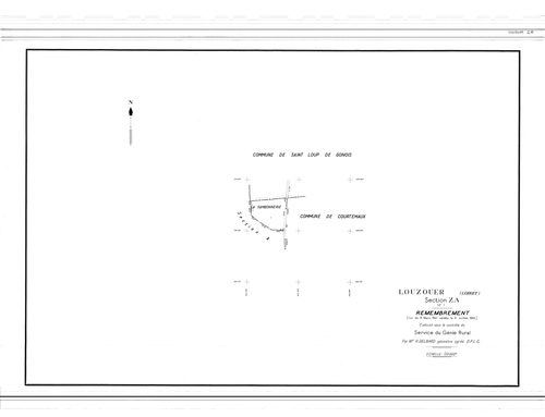 Louzouer - Sections