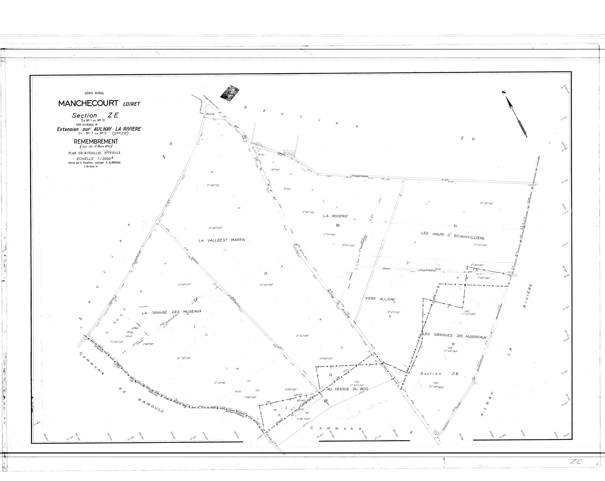 Manchecourt - Sections