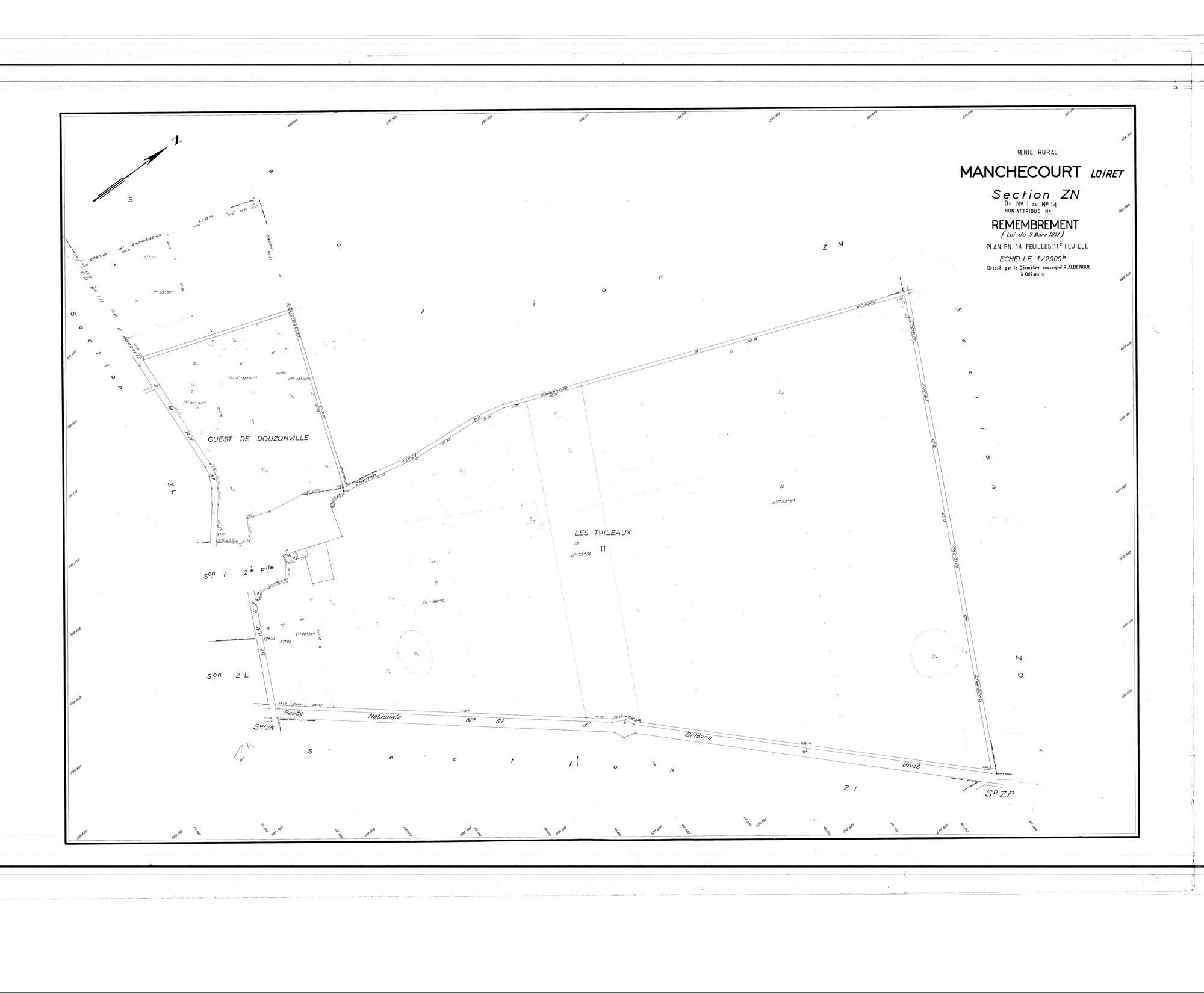 Manchecourt - Sections