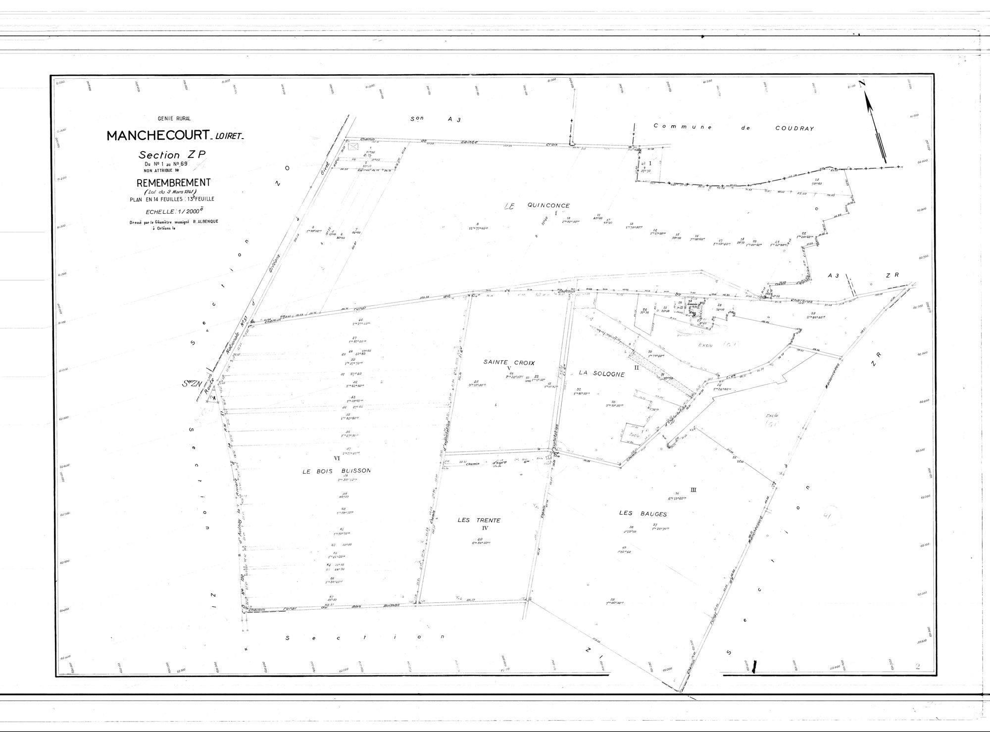 Manchecourt - Sections