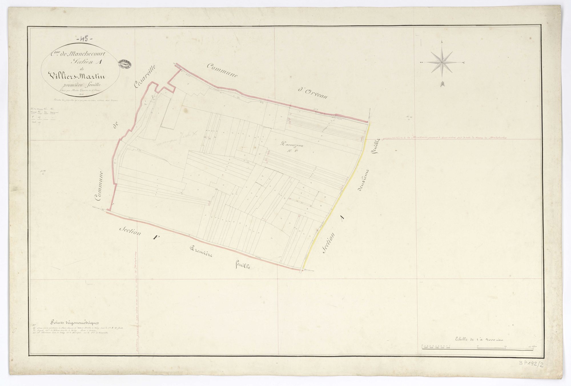 Manchecourt - Sections