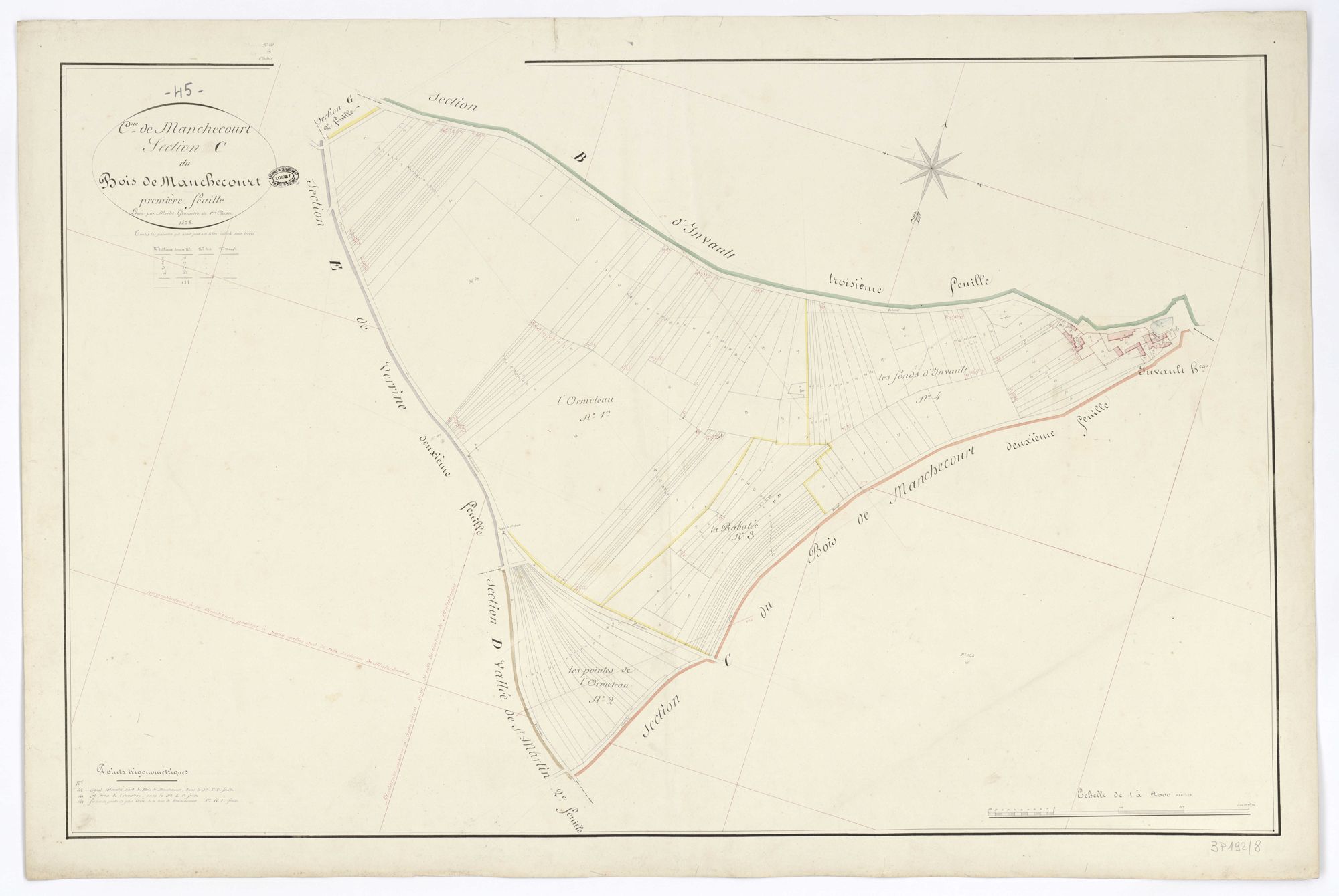 Manchecourt - Sections