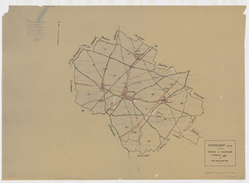 Manchecourt - Tableau d'assemblage