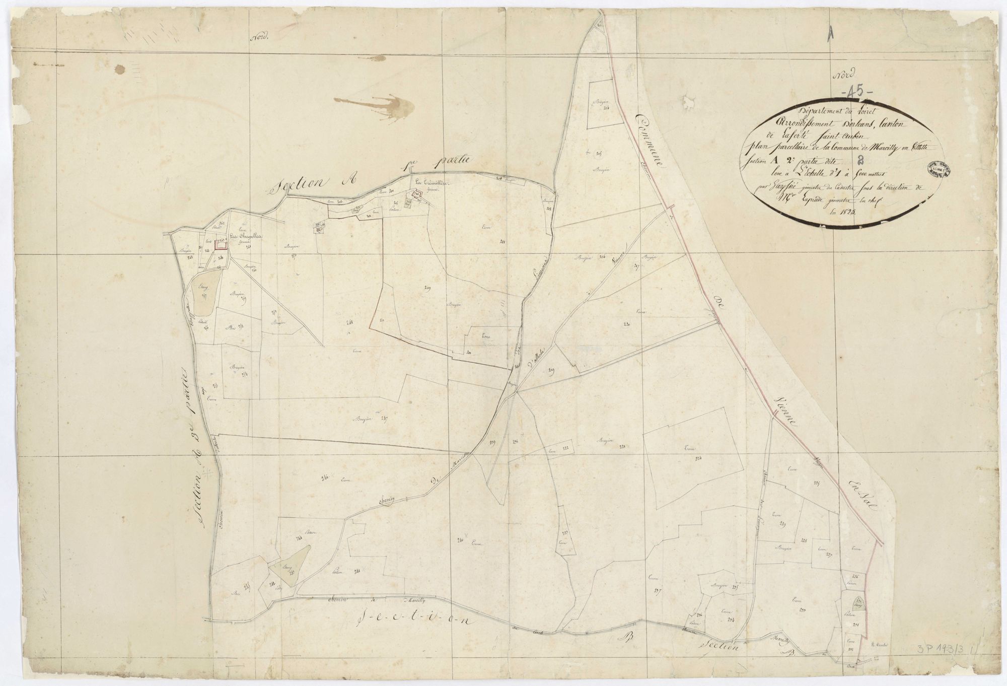 Marcilly-en-Villette - Sections