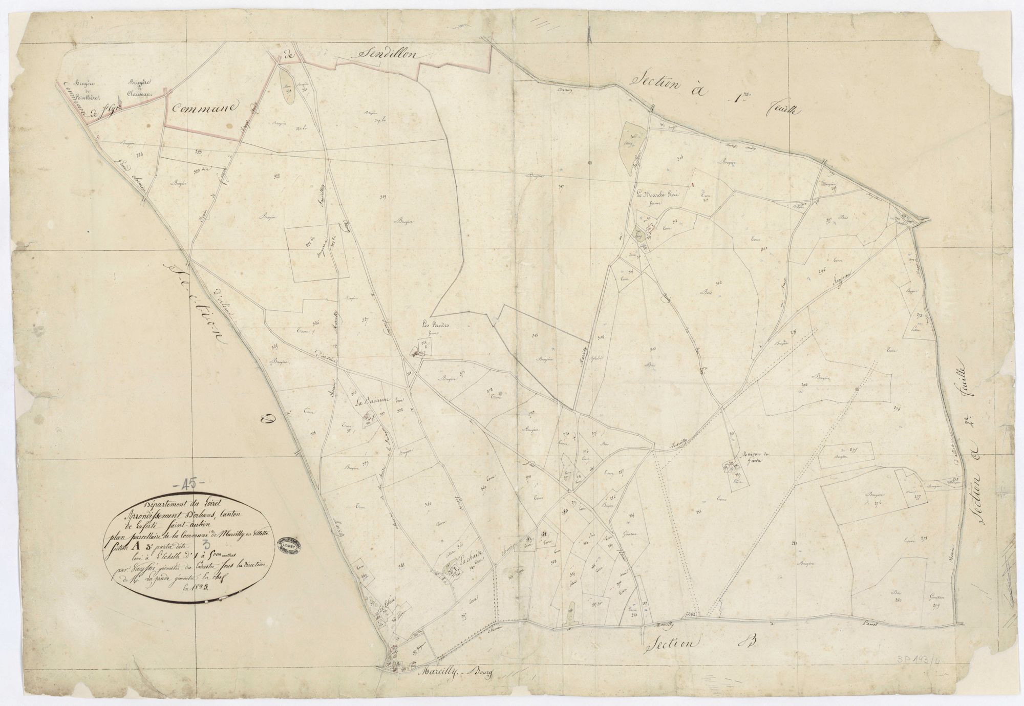 Marcilly-en-Villette - Sections