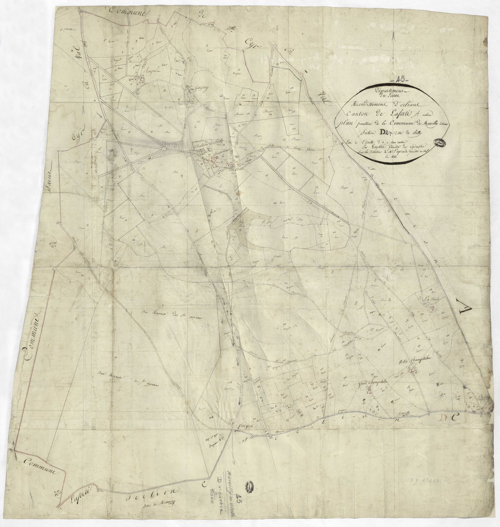 Marcilly-en-Villette - Sections