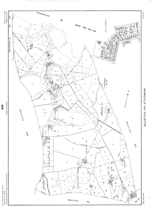 Marcilly-en-Villette - Sections