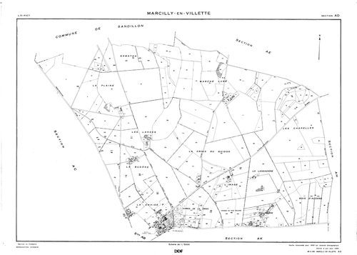 Marcilly-en-Villette - Sections