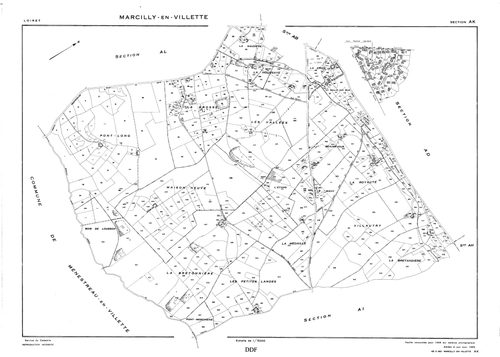 Marcilly-en-Villette - Sections