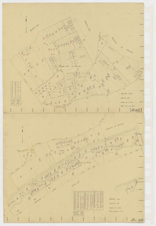 Mardié - Sections