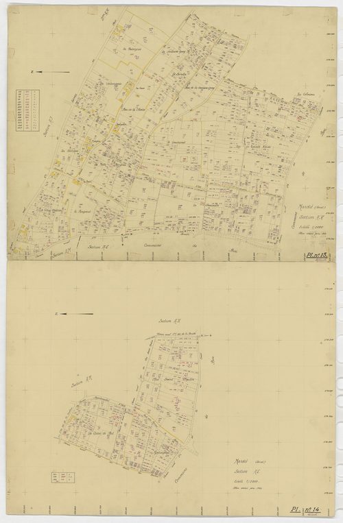 Mardié - Sections